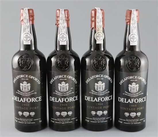 Eleven bottles of Delaforce 1966 Vintage Port Eleven bottles of Delaforce 1966 Vintage Port