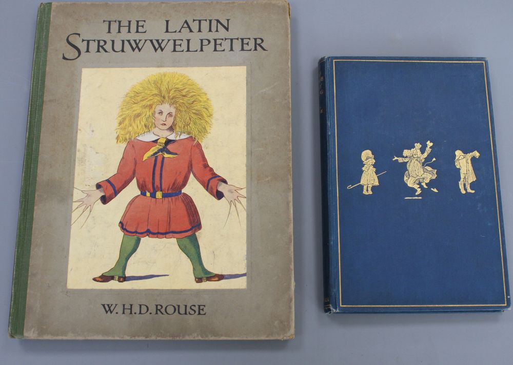 Rouse, W.H.D. - The Latin Struwwelpeter, Black & Sons, Glasgow [1934] and Milne, A.A. - When We Were Very Young, 15th edition, 8vo,