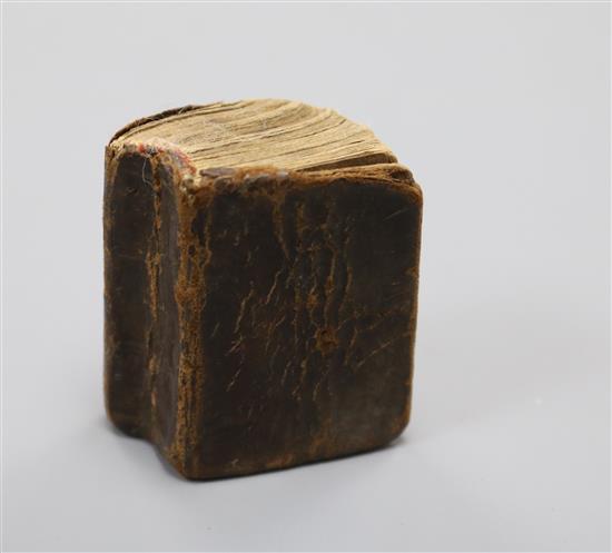 E. Newbury 1780, miniature bible E. Newbury 1780, miniature bible