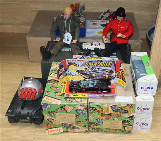 A quantity of toys including Triang and Action Man A quantity of toys including Triang and Action Man