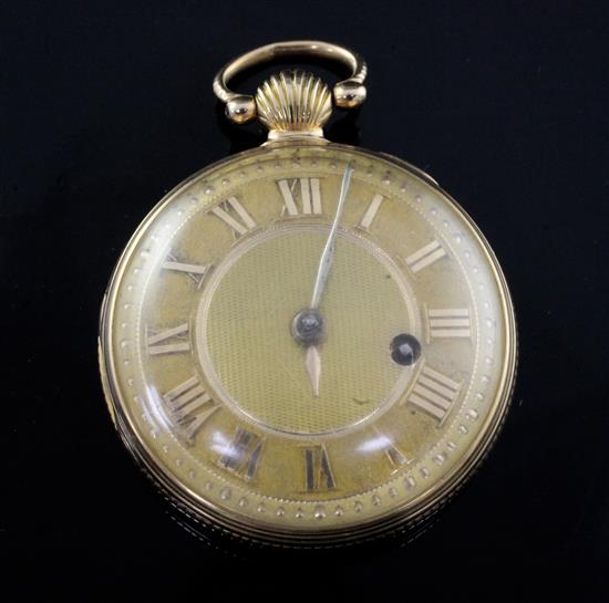 A George III 18ct gold keywind pocket watch by J & C Turner, London, A George III 18ct gold keywind pocket watch by J & C Turner, London,