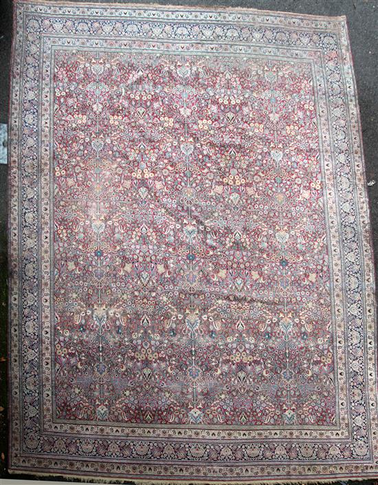 A Kirman carpet, 19ft x 15ft 6in. A Kirman carpet, 19ft x 15ft 6in.