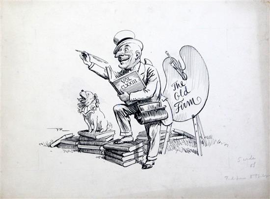 Frank Reynolds (1876-1953) Summer Number and The Old Firm 10.5 x 15in., unframed Frank Reynolds (1876-1953) Summer Number and The Old Firm 10.5 x 15in., unframed
