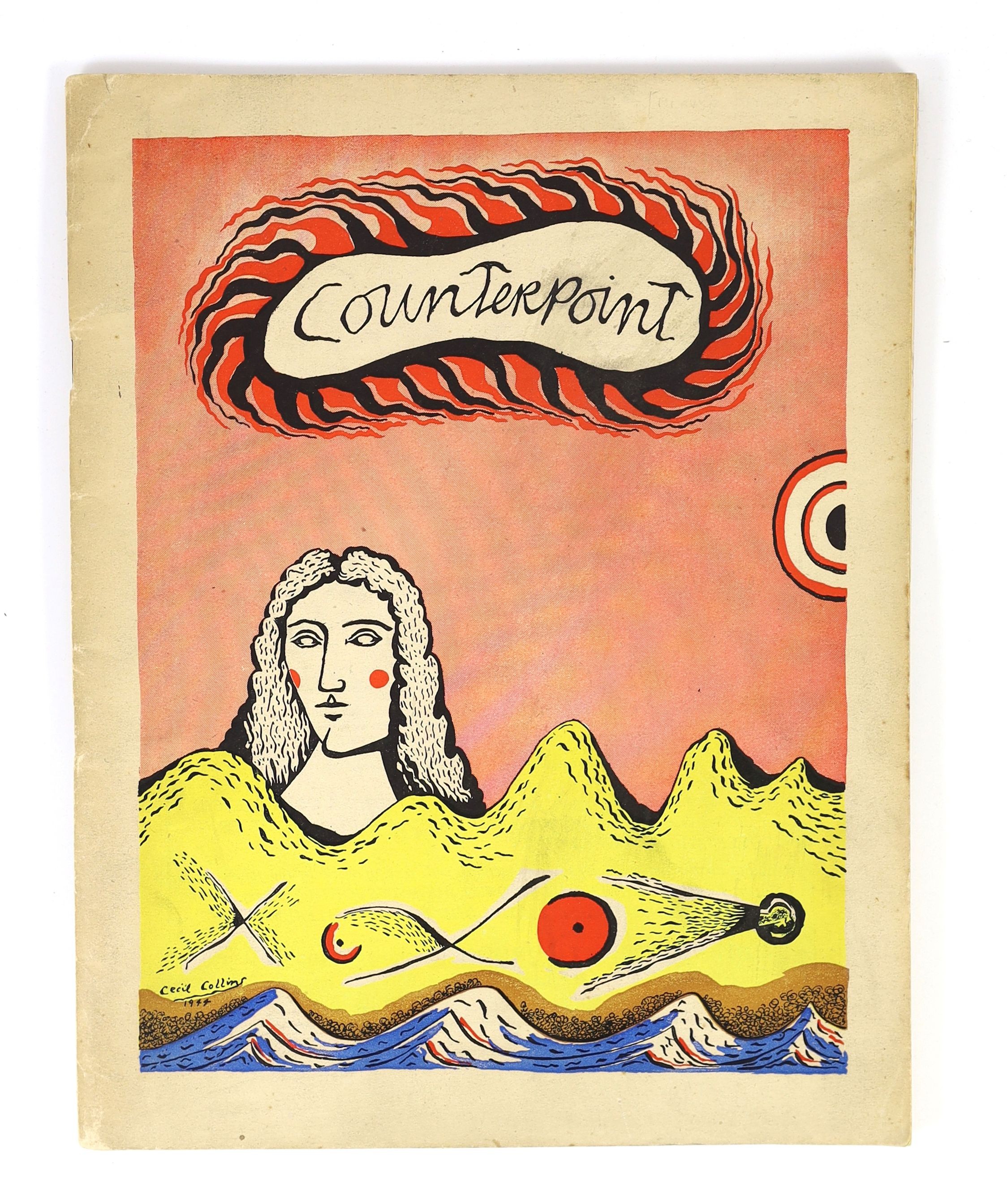 Senat, Conrad [Ed] - Counterpoint Volume 2. Adorned with numerous illustrations throughout. Original paper cover designed by Cecil Collins. Numerous advertisements to ends. 4to. Counterpoint Publications, Oxford, 1944.