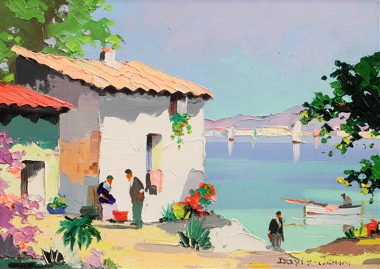 § Cecil Rochfort DOyly John (1906-1993) Near the Flower Market, Cannes 10 x 14in. § Cecil Rochfort DOyly John (1906-1993) Near the Flower Market, Cannes 10 x 14in.