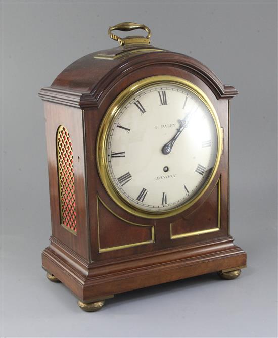 G. Paley of London, a large mahogany cased regulator, 16in. G. Paley of London, a large mahogany cased regulator, 16in.