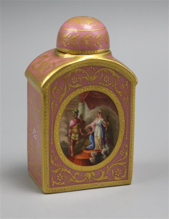 An early 20th century Vienna flask An early 20th century Vienna flask