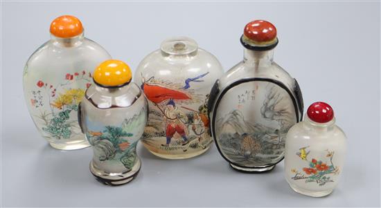 A collection of five Chinese scent bottles Sale 100220 - Lot 252 ...