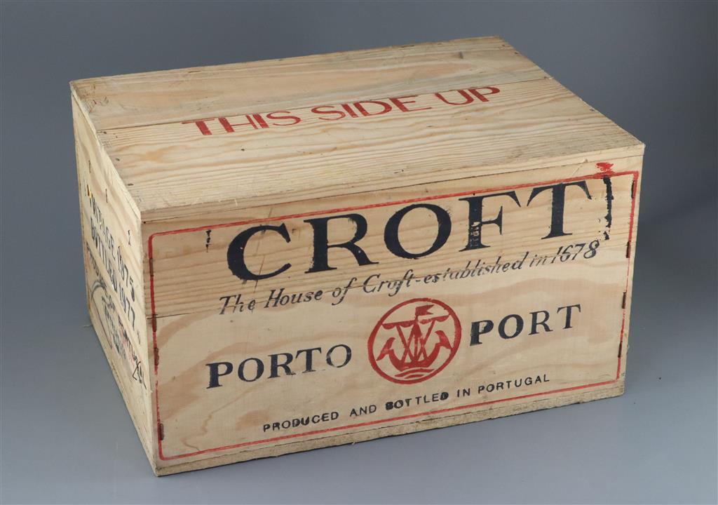 A case of Croft 1975 vintage Port auctions & price archive