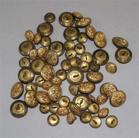 lot of buttons for sale