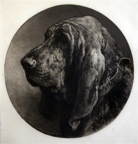 Herbert Thomas Dicksee (1862-1942) The Veteran 17.5 x 17in. Herbert Thomas Dicksee (1862-1942) The Veteran 17.5 x 17in.