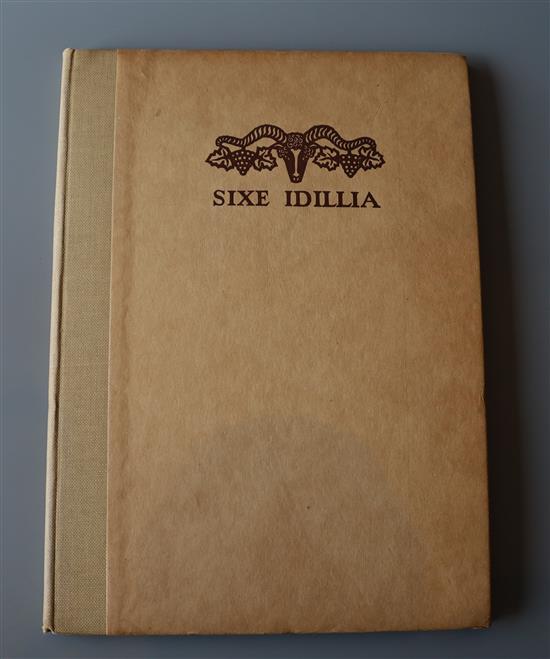 Theocritus - Sixe Idillia that is Sixe Small, or Petty Poems, or Aeglogues, Chosen our of the right famous Sicilian Theocritus - Sixe Idillia that is Sixe Small, or Petty Poems, or Aeglogues, Chosen our of the right famous Sicilian