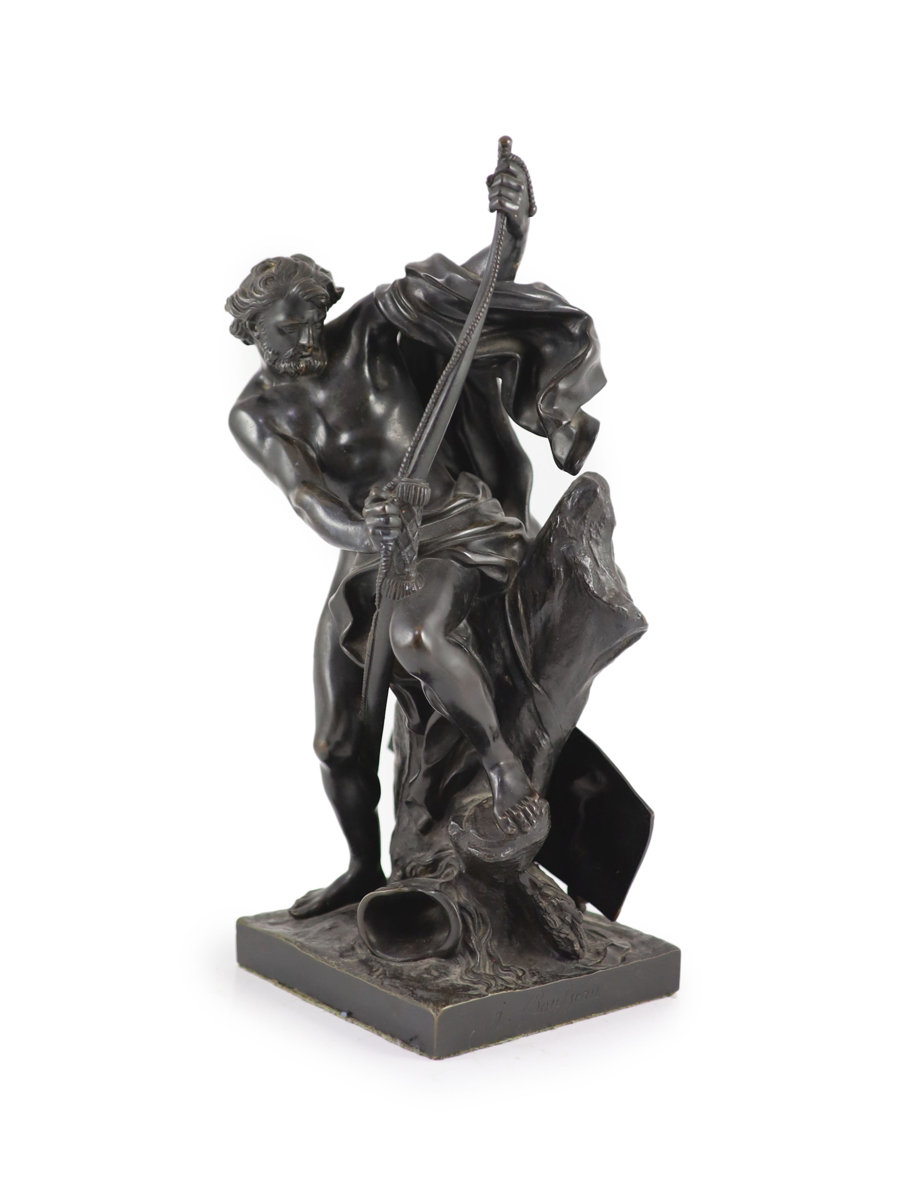 After Jacques Bousseau (French, 1681-1740) 37cm high.