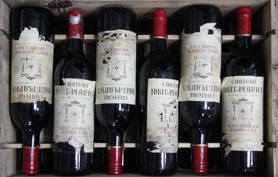 Twelve bottles of Chateau Haut Plantey, St. Emilion, 1994. Twelve bottles of Chateau Haut Plantey, St. Emilion, 1994.