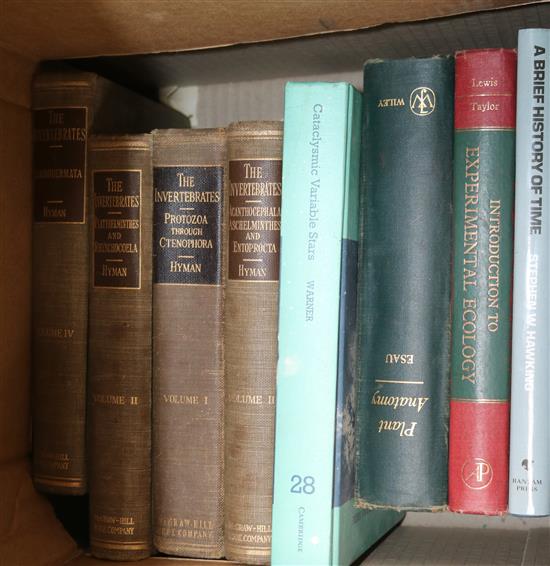 A collection of eight books on scientific subjects A collection of eight books on scientific subjects