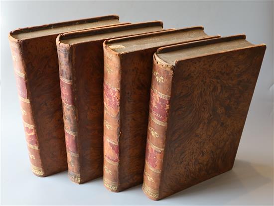 Correra da Serra, Jose - Colleccao de livros ineditos de historia portuguza ..., vols 1 - 4 (of 5), qto, mottled calf, Correra da Serra, Jose - Colleccao de livros ineditos de historia portuguza ..., vols 1 - 4 (of 5), qto, mottled calf,