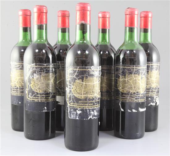 Eight bottles of Chateau Palmer, Margaux, 1970. Eight bottles of Chateau Palmer, Margaux, 1970.
