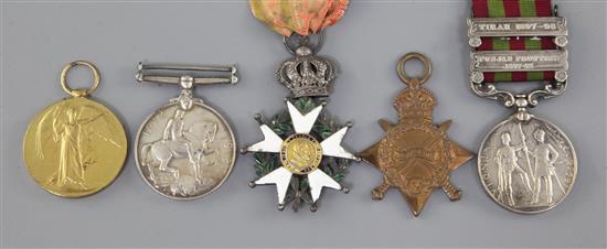 An India group of medals to Major K.L.W. MacKenzie, 62-Punjabis An India group of medals to Major K.L.W. MacKenzie, 62-Punjabis