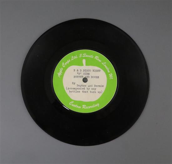 Ringo Starr demonstration acetate on Apple records Call Me b/w Only You (early mixes from Goodnight Vienna) Ringo Starr demonstration acetate on Apple records Call Me b/w Only You (early mixes from Goodnight Vienna)