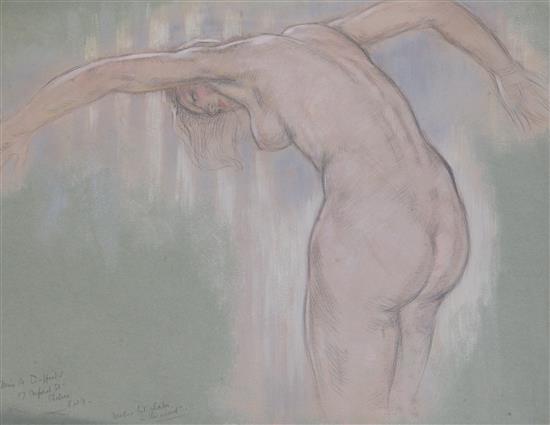 William Shackleton (1872-1933) Nude studies, Largest 22 x 15.5in. unframed. William Shackleton (1872-1933) Nude studies, Largest 22 x 15.5in. unframed.