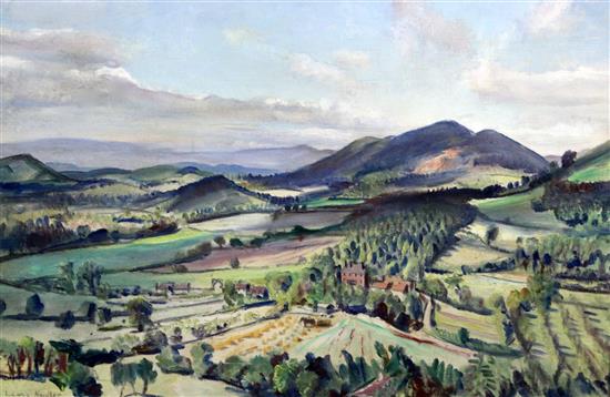 § Dame Laura Knight R.A., R.W.S. (1877-1970) Malvern Hills 16 x 24in.