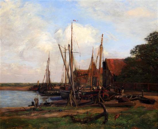 May Furniss (Mrs W. Shackleton) Exh.1898-1940 Blakeney, Norfolk 12.5 x 24in. May Furniss (Mrs W. Shackleton) Exh.1898-1940 Blakeney, Norfolk 12.5 x 24in.