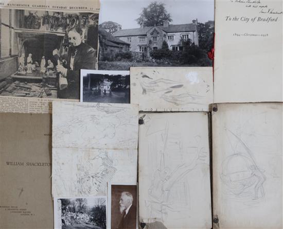 William Shackleton (1872-1933) and May Furniss. An extensive collection of sketchbooks William Shackleton (1872-1933) and May Furniss. An extensive collection of sketchbooks