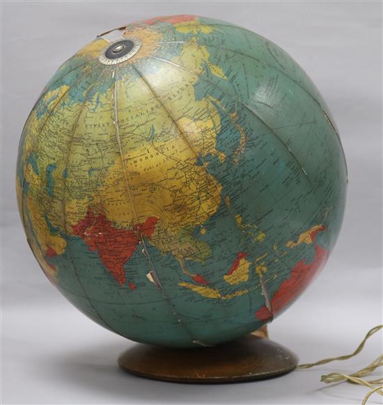 An Encyclopedia Britannica globe lamp An Encyclopedia Britannica globe lamp