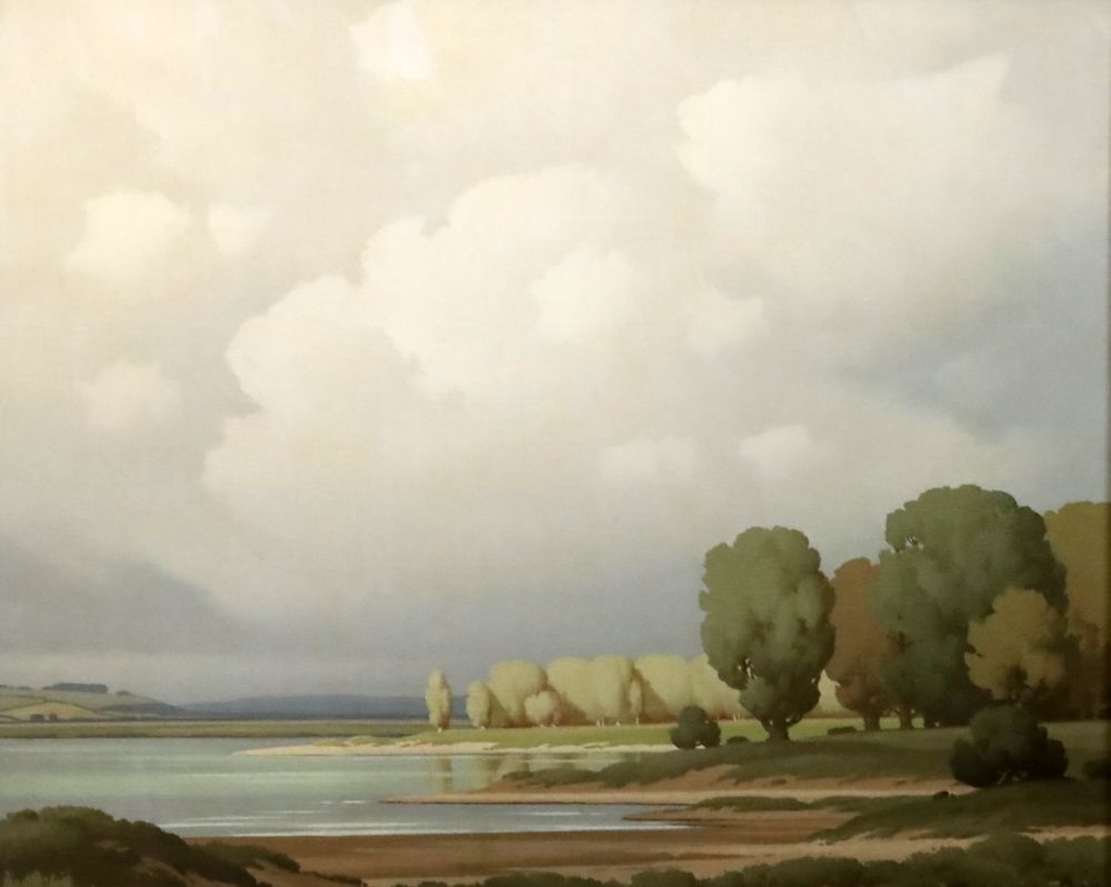 Pierre de Clausades (1910-1976), oil on canvas, Trees in a landscape, signed, 44 x 54cm