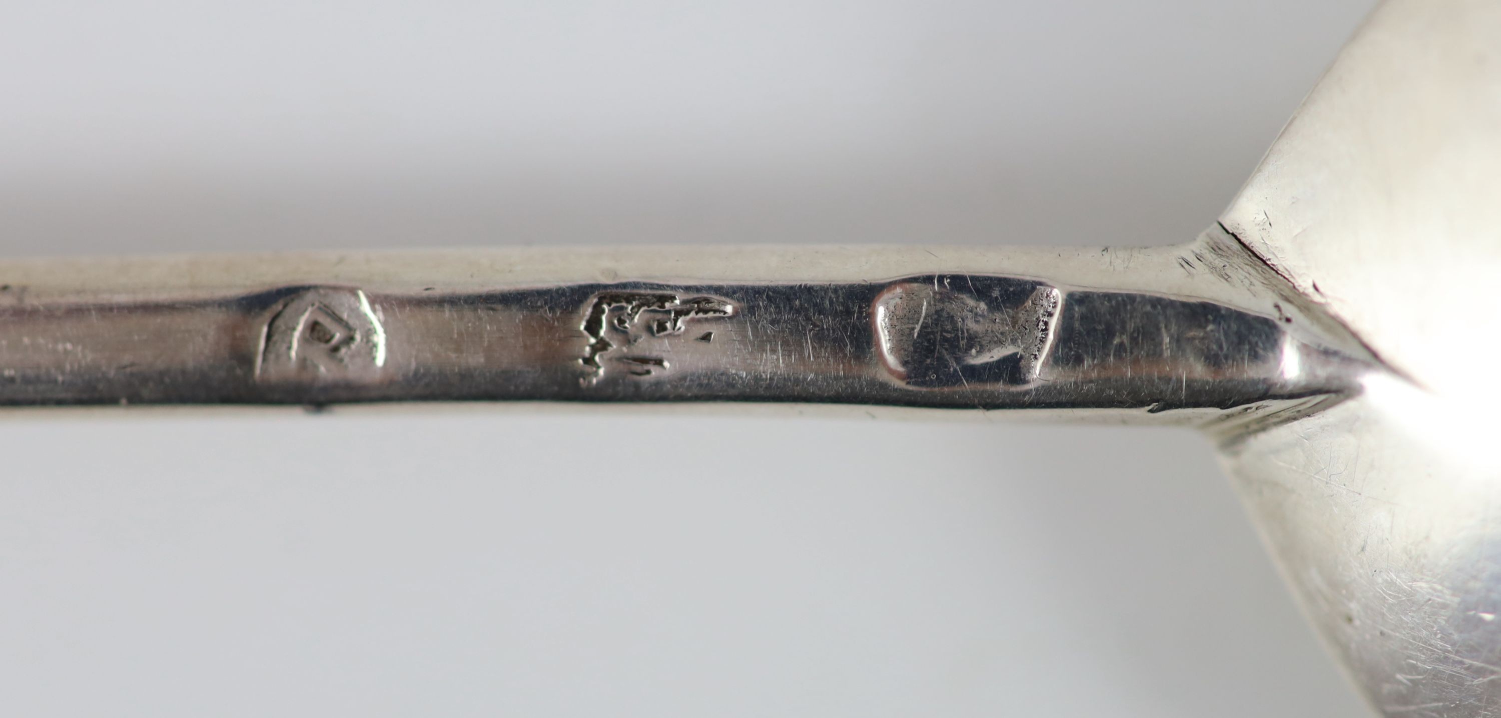 A mid 17th century silver seal top spoon