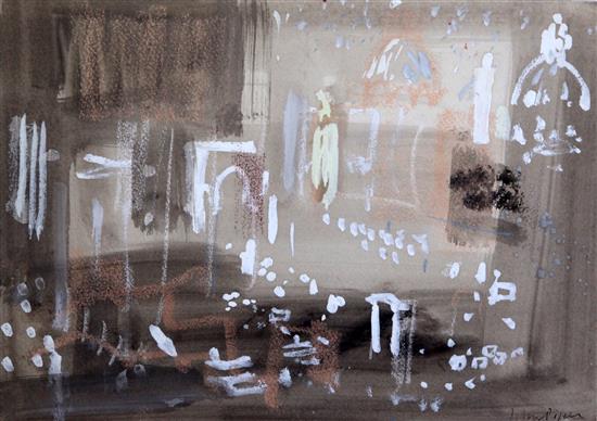 § John Piper (1903-1992) The Forum, Rome 9.5 x 13.75in. § John Piper (1903-1992) The Forum, Rome 9.5 x 13.75in.