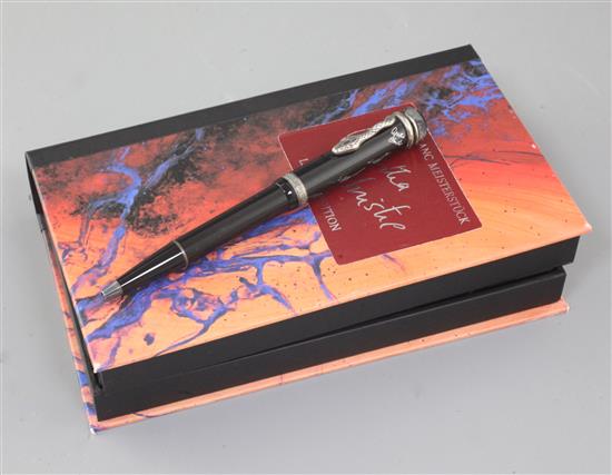 A Montblanc Meisterstuck limited edition Agatha Christie ballpoint pen, A Montblanc Meisterstuck limited edition Agatha Christie ballpoint pen,