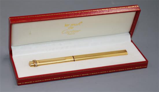 A Must de Cartier pen. A Must de Cartier pen.