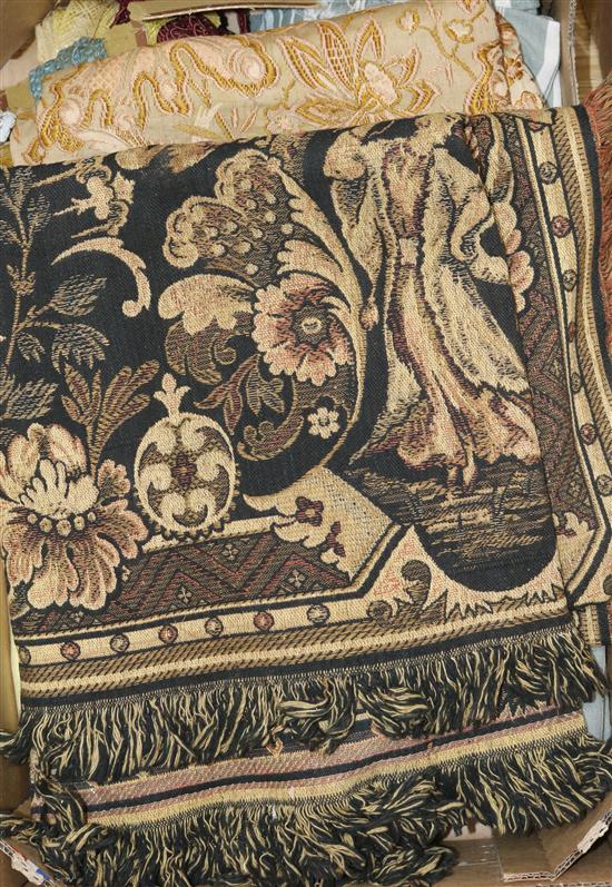 Two table covers, etc. Two table covers, etc.