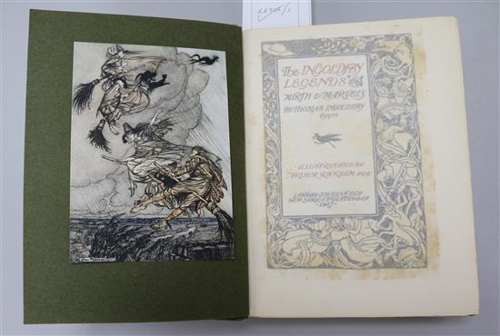 Rackham, Arthur - Ingoldsby, Thomas - The Ingoldsby Legends, cloth, quarto, LOndon 1907, Shakespeare, William - Rackham, Arthur - Ingoldsby, Thomas - The Ingoldsby Legends, cloth, quarto, LOndon 1907, Shakespeare, William -