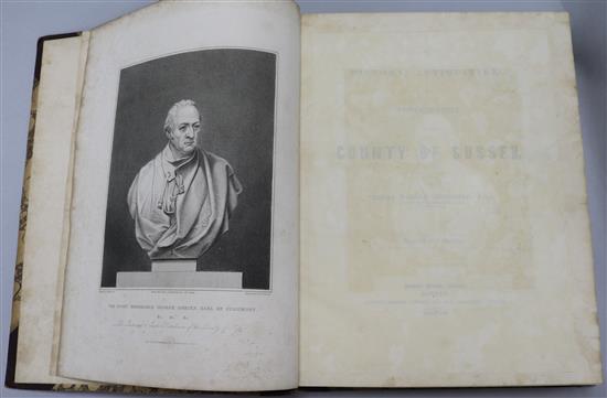Horsfield, Thomas Walker - The History, Antiquities, and Topography of the County of Sussex, 2 vols, quarto, Horsfield, Thomas Walker - The History, Antiquities, and Topography of the County of Sussex, 2 vols, quarto,