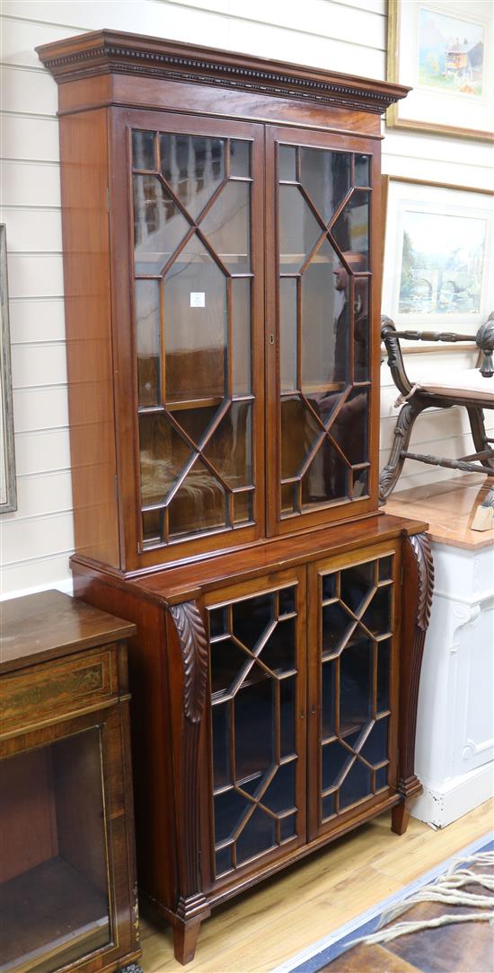 A William IV mahogany bookcase, with later top W.97cm Sale ...