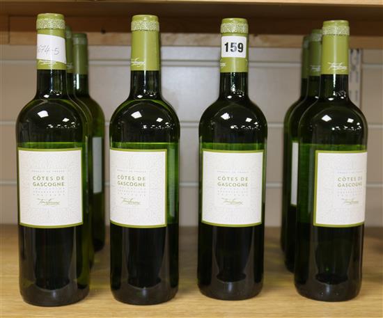 Twelve bottles of Cotes De Gascogne 2017 Twelve bottles of Cotes De Gascogne 2017