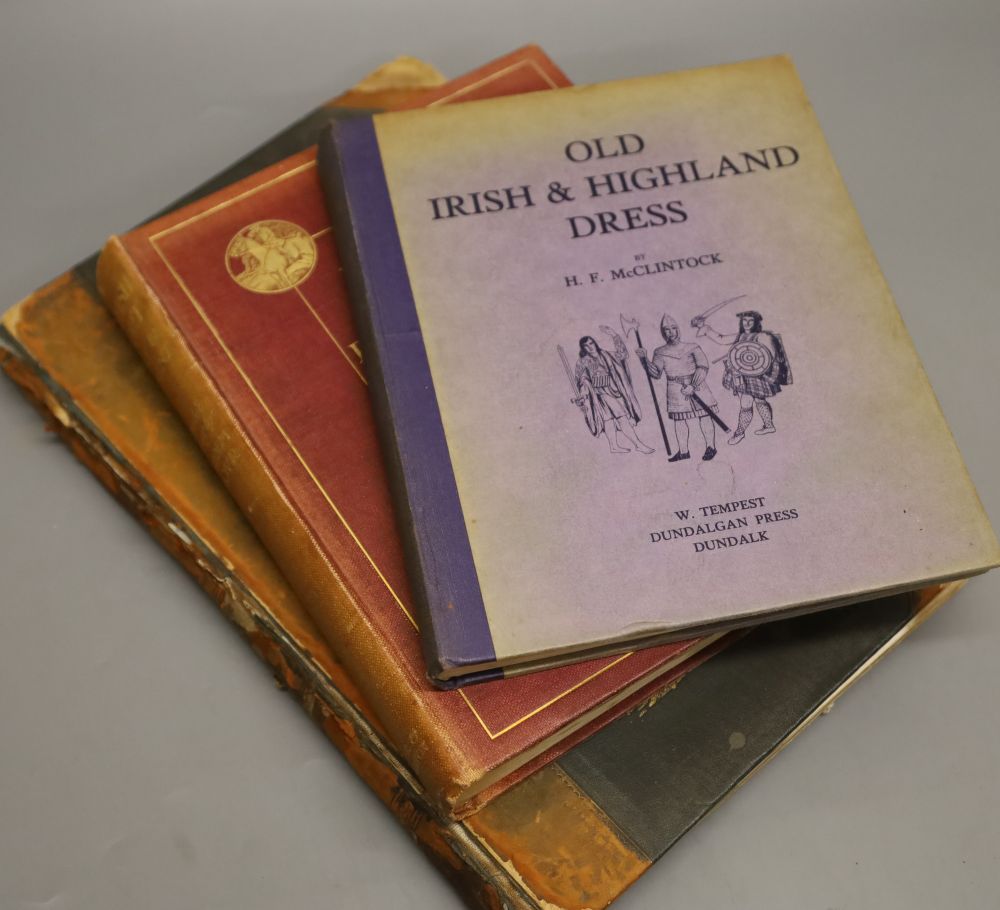 McClintock, H.F. - Old Irish and Highland Dress, qto, half cloth, Dundalk 1943