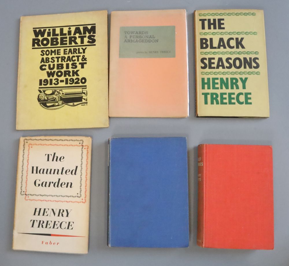 British Poetry:- Treece, Henry - The Black Seasons, London, 1945; The Haunted Garden, London, 1947; Towards a Personal Armageddon, Illi