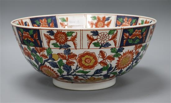 An Imari pattern bowl diameter 35.5cm