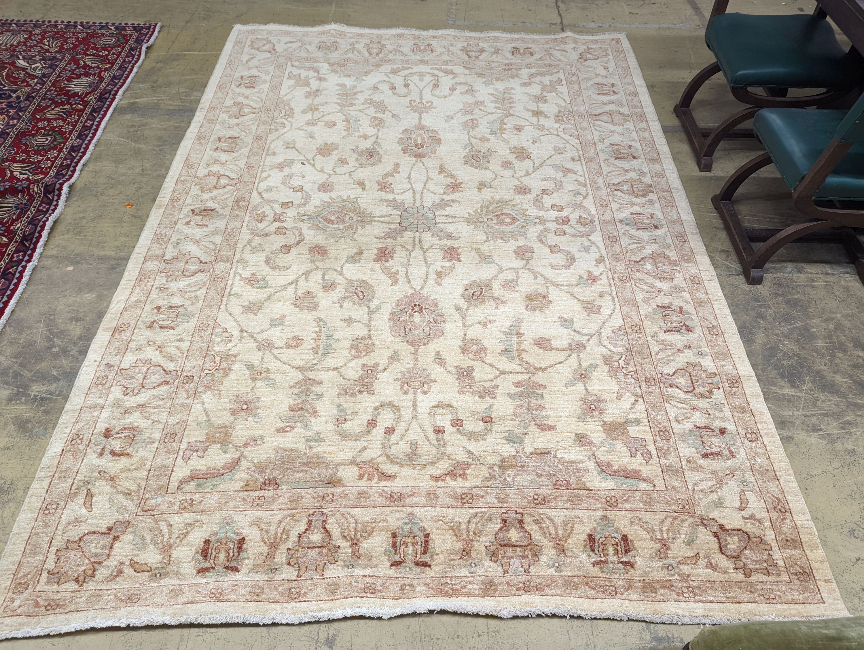 An Afghan Zeigler carpet, 300 x 212cm