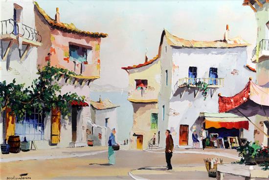 § Cecil Rochfort DOyly John (1906-1993) San Remo, Italy 18 x 26in. § Cecil Rochfort DOyly John (1906-1993) San Remo, Italy 18 x 26in.