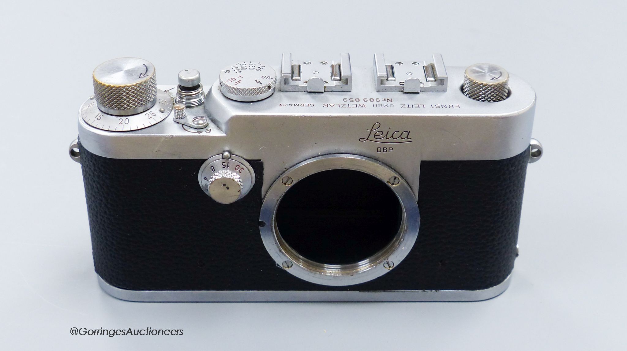 A Leica IG No.909059 camera, c. 1957 (as found)                                                                                                                                                                             