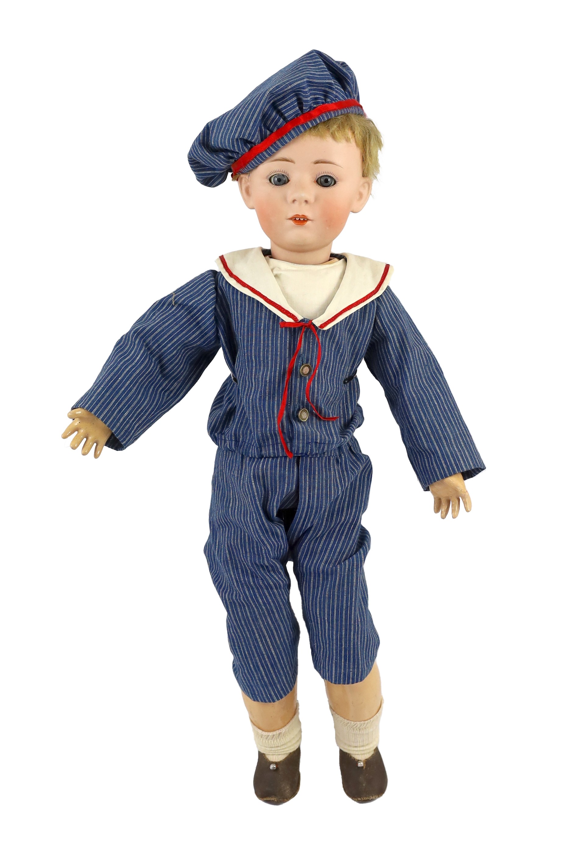 A Gebrüder Heubach bisque character doll, German, circa 1920, 20in.                                                                                                                                                         
