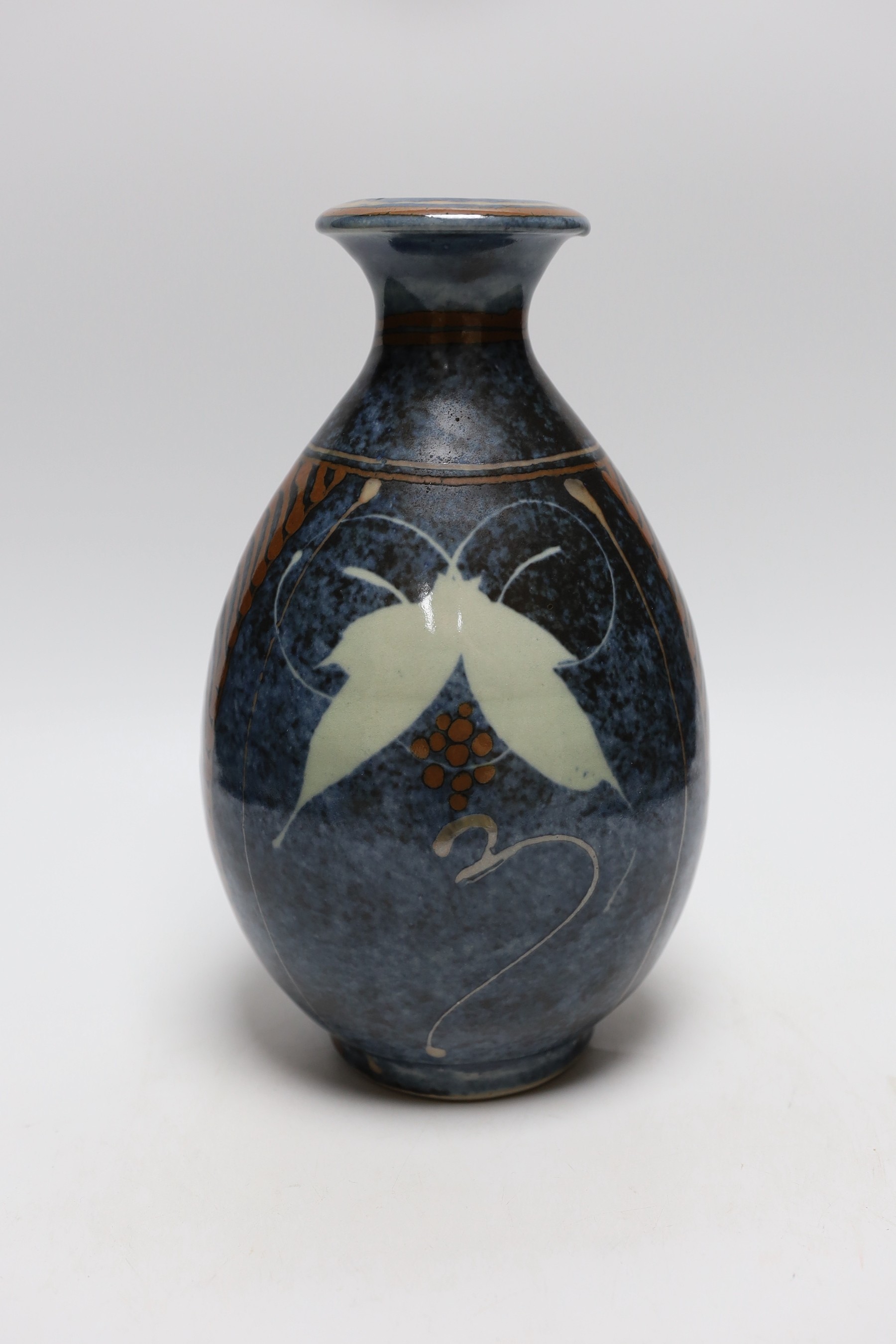 A David Frith studio pottery vase, 27cms high                                                                                                                                                                               