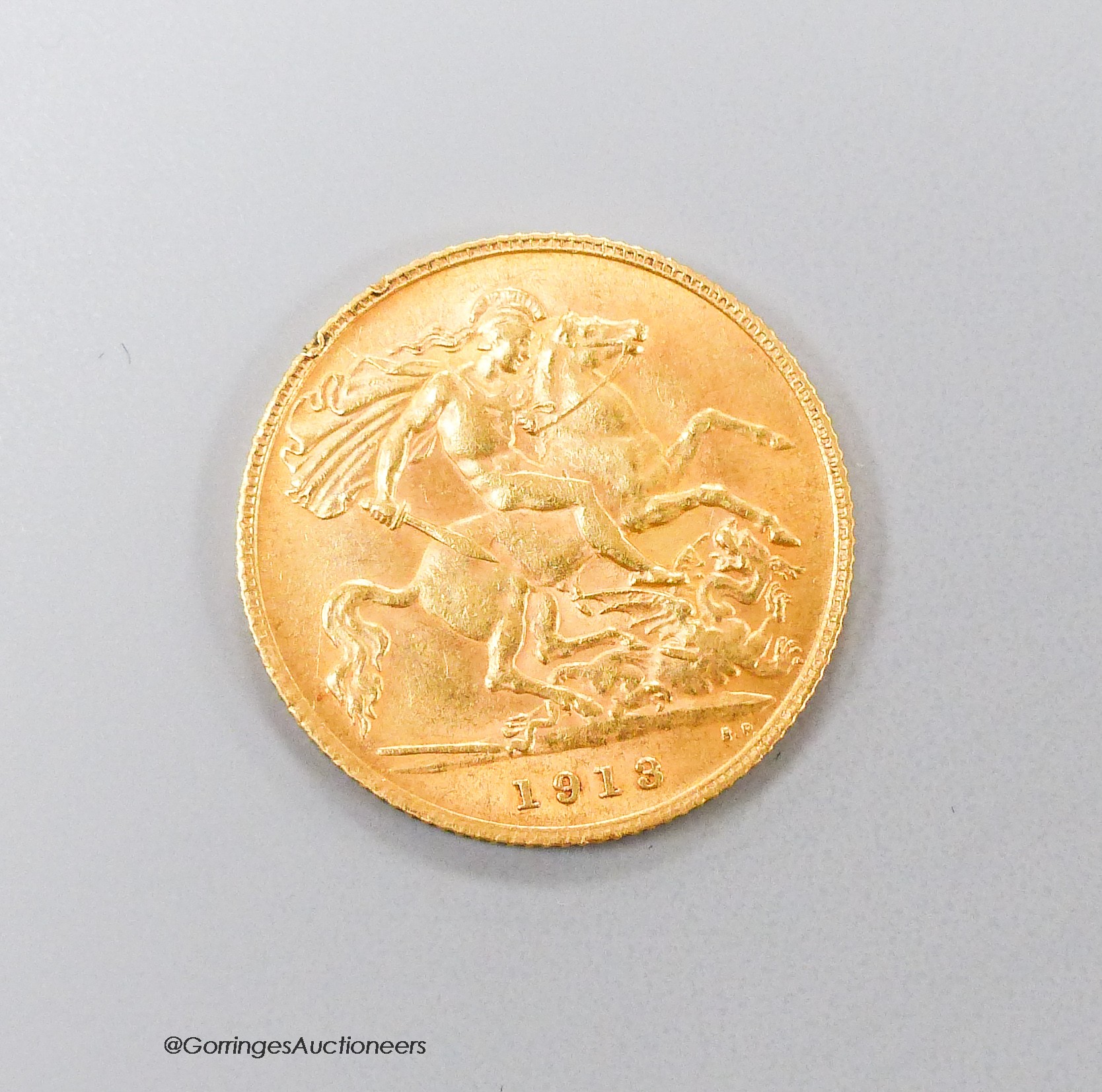 A George VI gold half sovereign                                                                                                                                                                                             