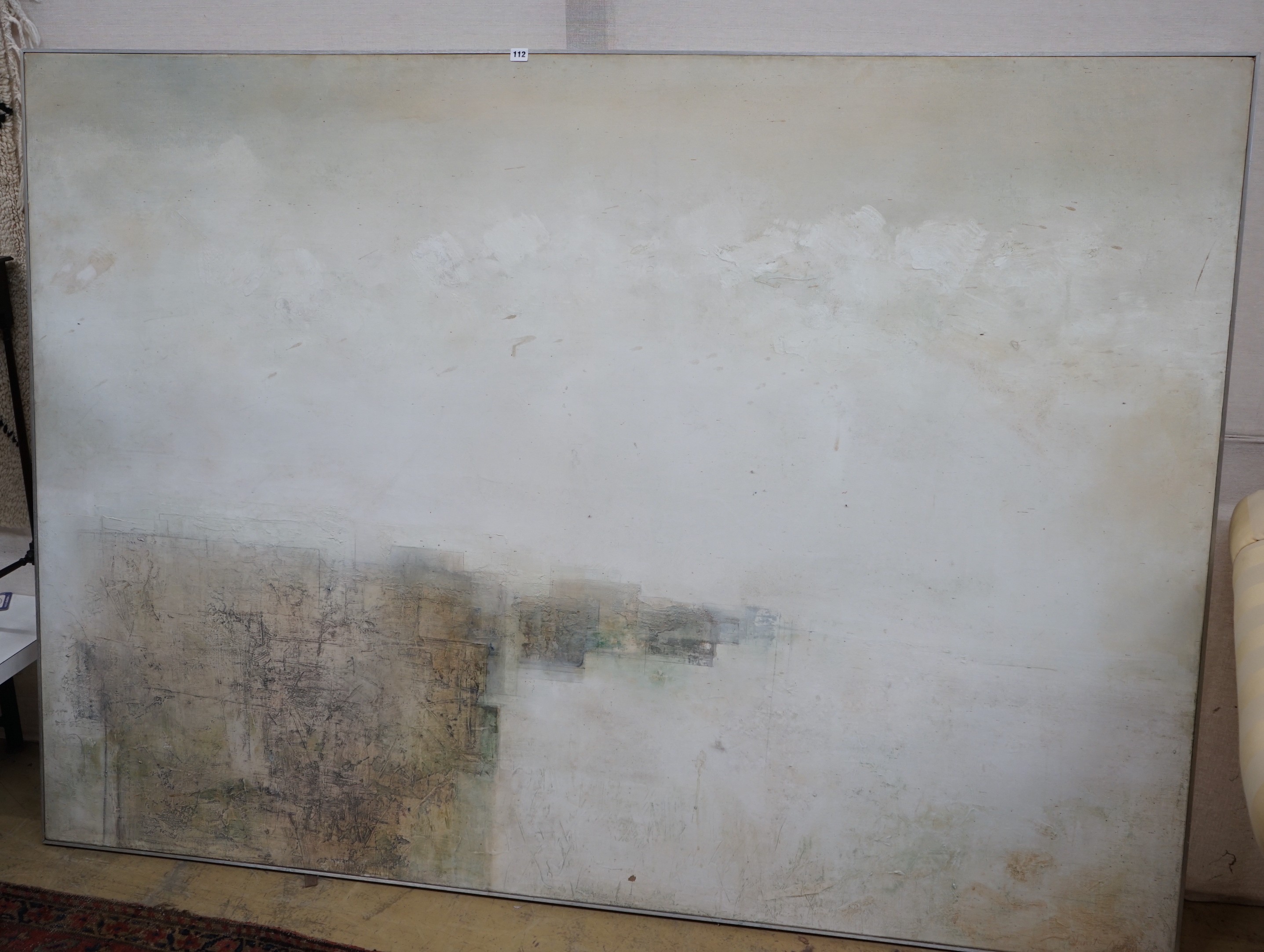 Janet Nathan (1938-) Impressionist landscape, oil on canvas, signed, width 215cm, height 156cm                                                                                                                              