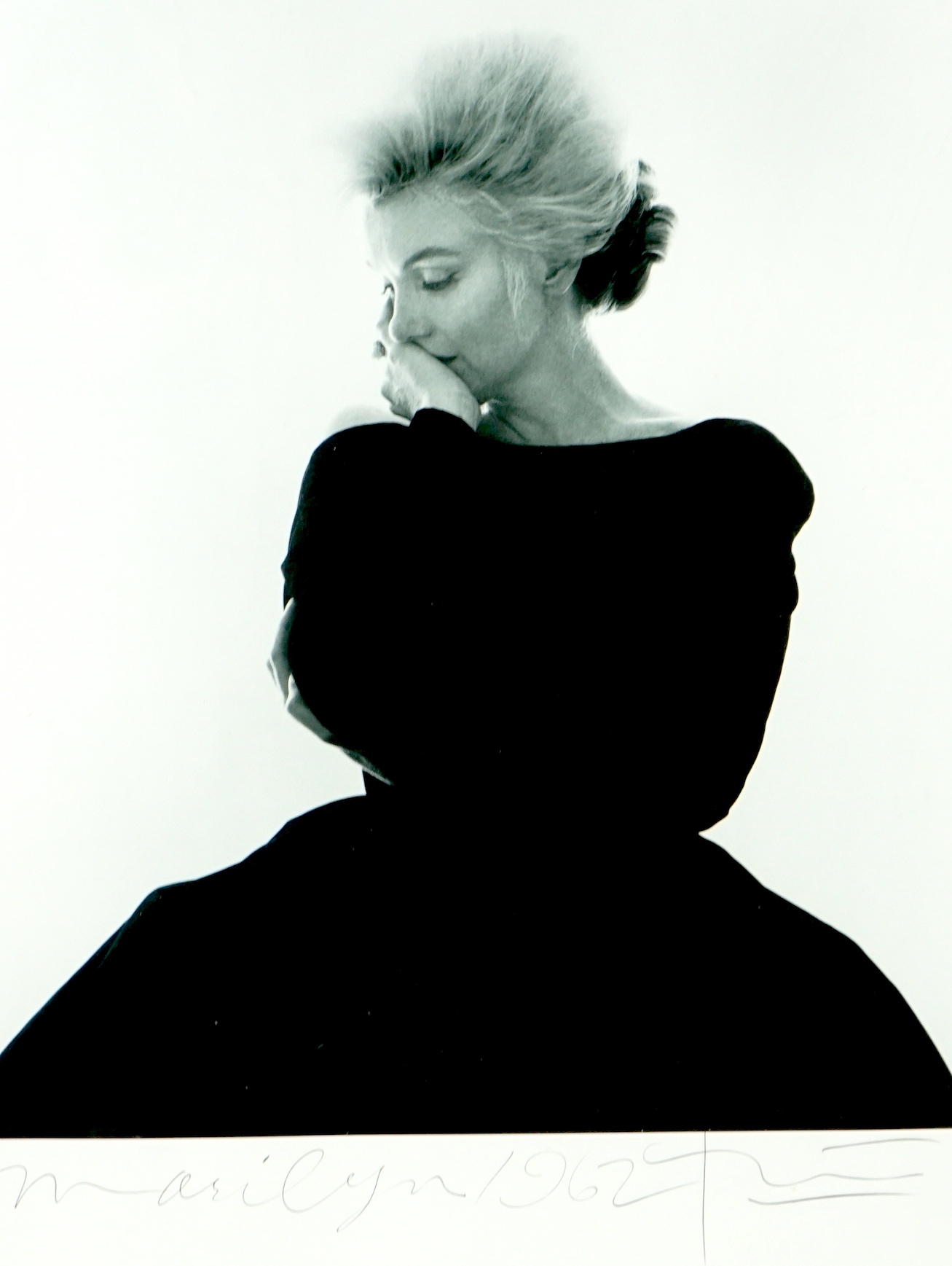 Bert Stern (1929-2013). Marylin, Black Dior Dress, from The Last Sitting, 1962, Iris print 1994 81 x 56.8cm                                                                                                                 