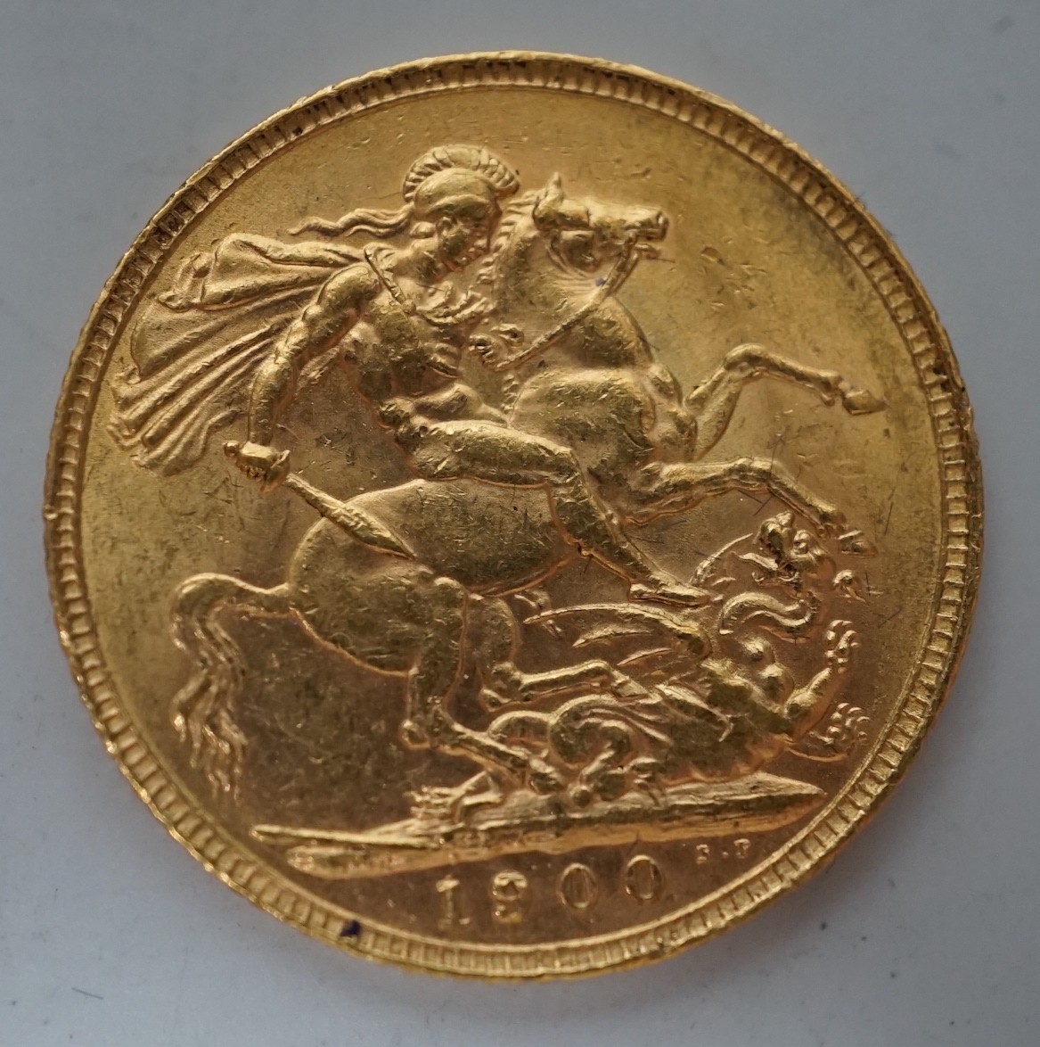 A Victoria gold sovereign 1900                                                                                                                                                                                              